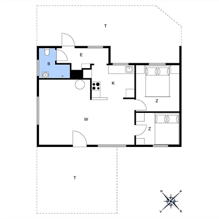 Bv304-blavand-tane-hedevej-11 펜션 Blåvand
